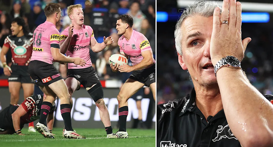 Jack Cole, Nathan Cleary and Ivan Cleary.