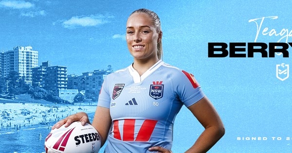Berry good news as Teagan signs two-year deal with Cronulla