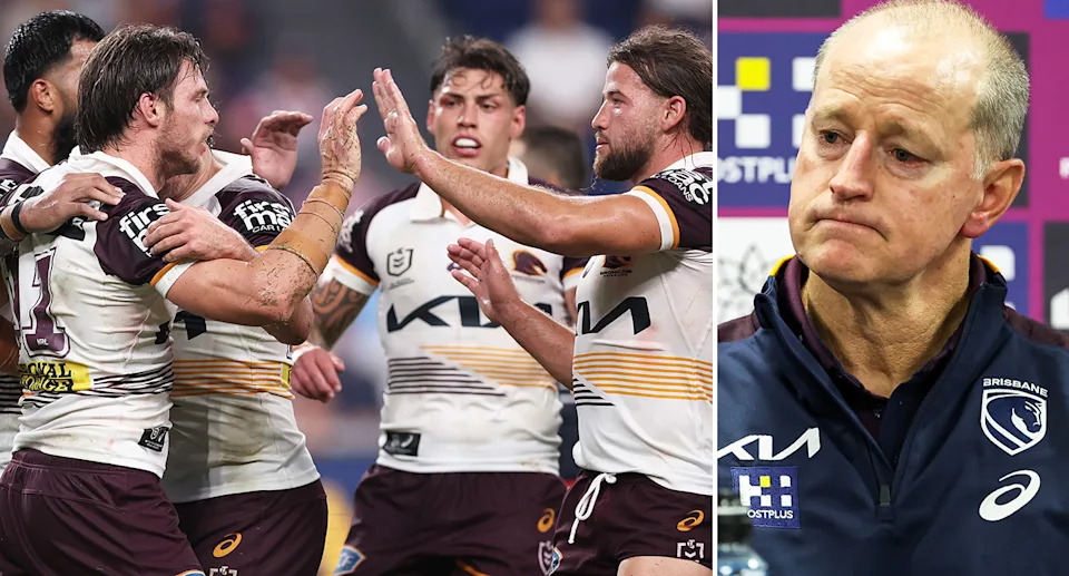 Michael Maguire's roster shake-up has continued at Brisbane, with Jack Gosiewski (L) and Jaiyden Hunt (not pictured) the latest two players confirmed to be leaving the Broncos after this season. Pic: Getty