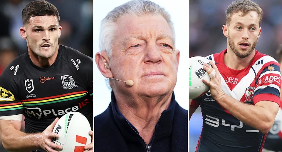 Nathan Cleary, Phil Gould and Sam Walker.