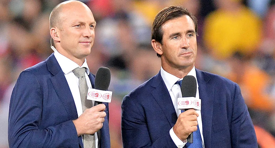 Darren Lockyer and Andrew Johns.
