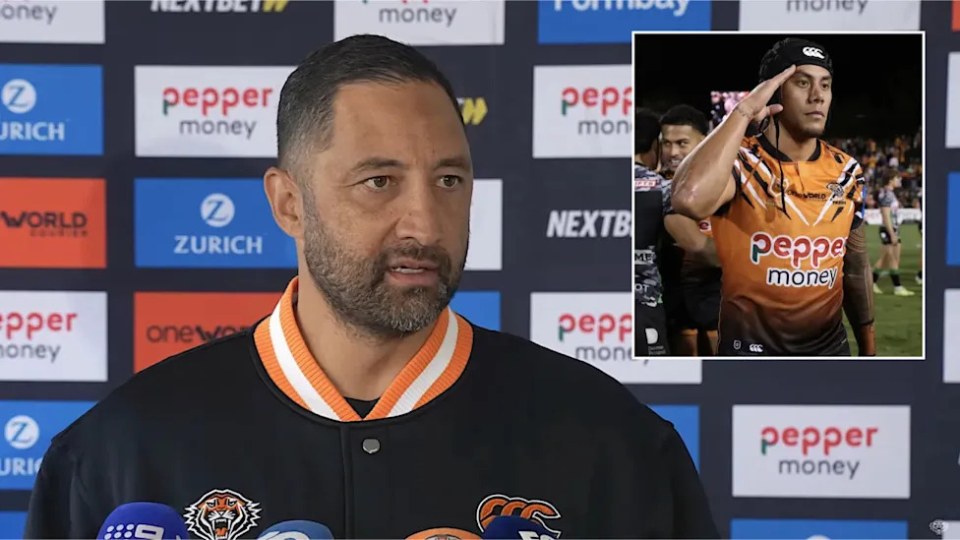 Benji Marshall Jarome Luai Wests Tigers - Getty Images