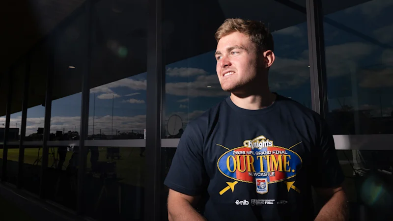 Harrison Graham has started in four NRL games. On Sunday, he starts in a grand final