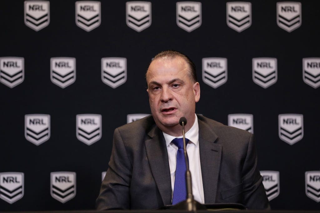 V’Landys steps down from second role, NRL future confirmed