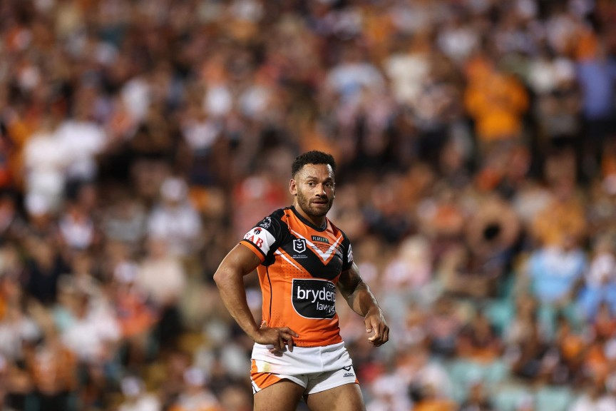 Wests Tigers star taken to hospital after suspected broken jaw in World Cup clash