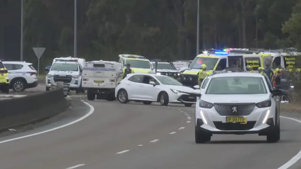 The accident scene