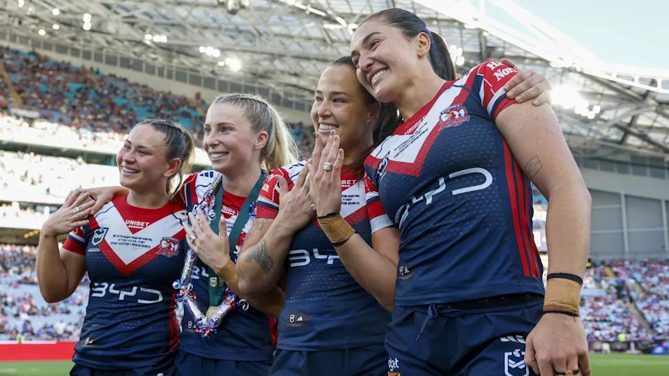 (L-R) Keeley Nizza, Tarryn Aiken, Isabelle Kelly and Olivia Kernick.