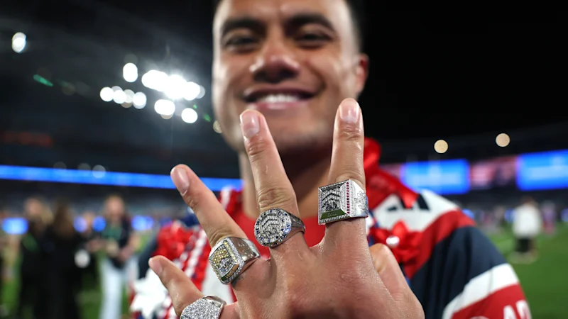 ‘Boots, pompoms’ and premiership bling: Inside Leniu’s kitbag for last Roosters ride
